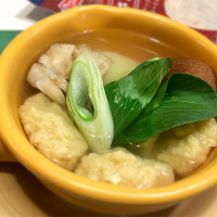 お魚ミンチで鍋スープ