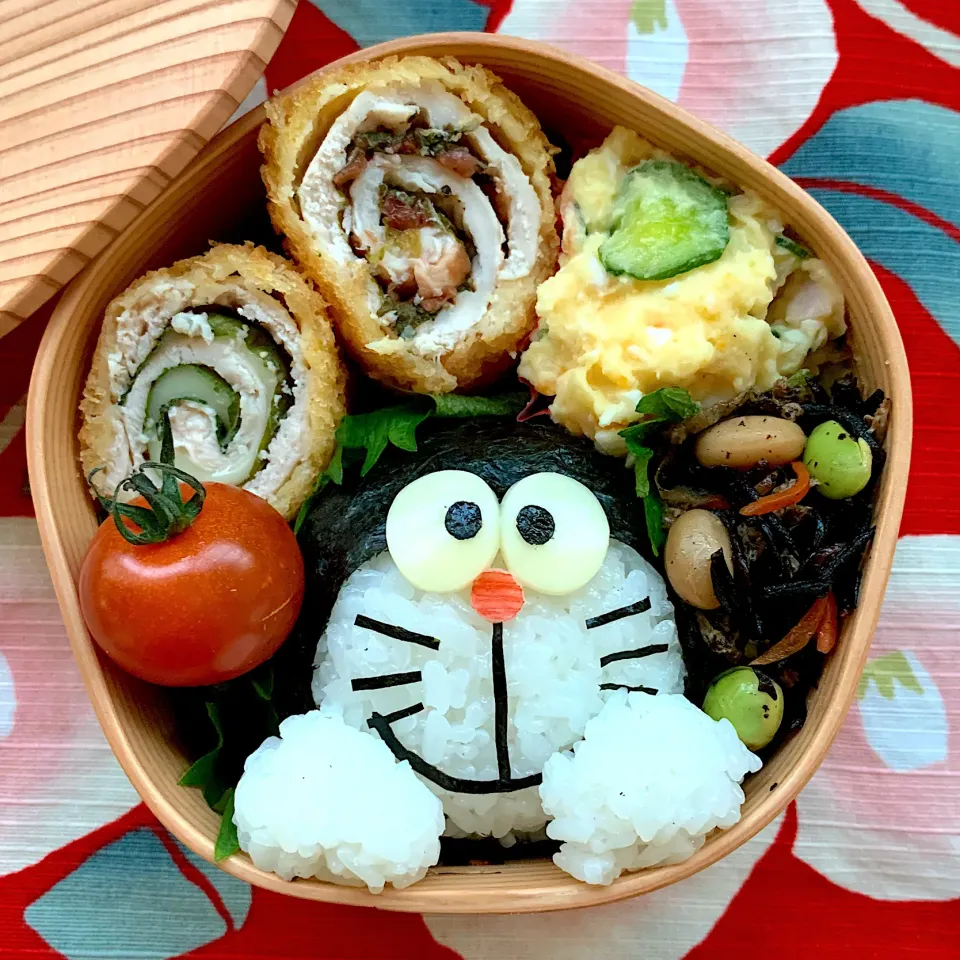 Snapdishの料理写真:ささみチーズ巻きフライ弁当|jarinkoさん