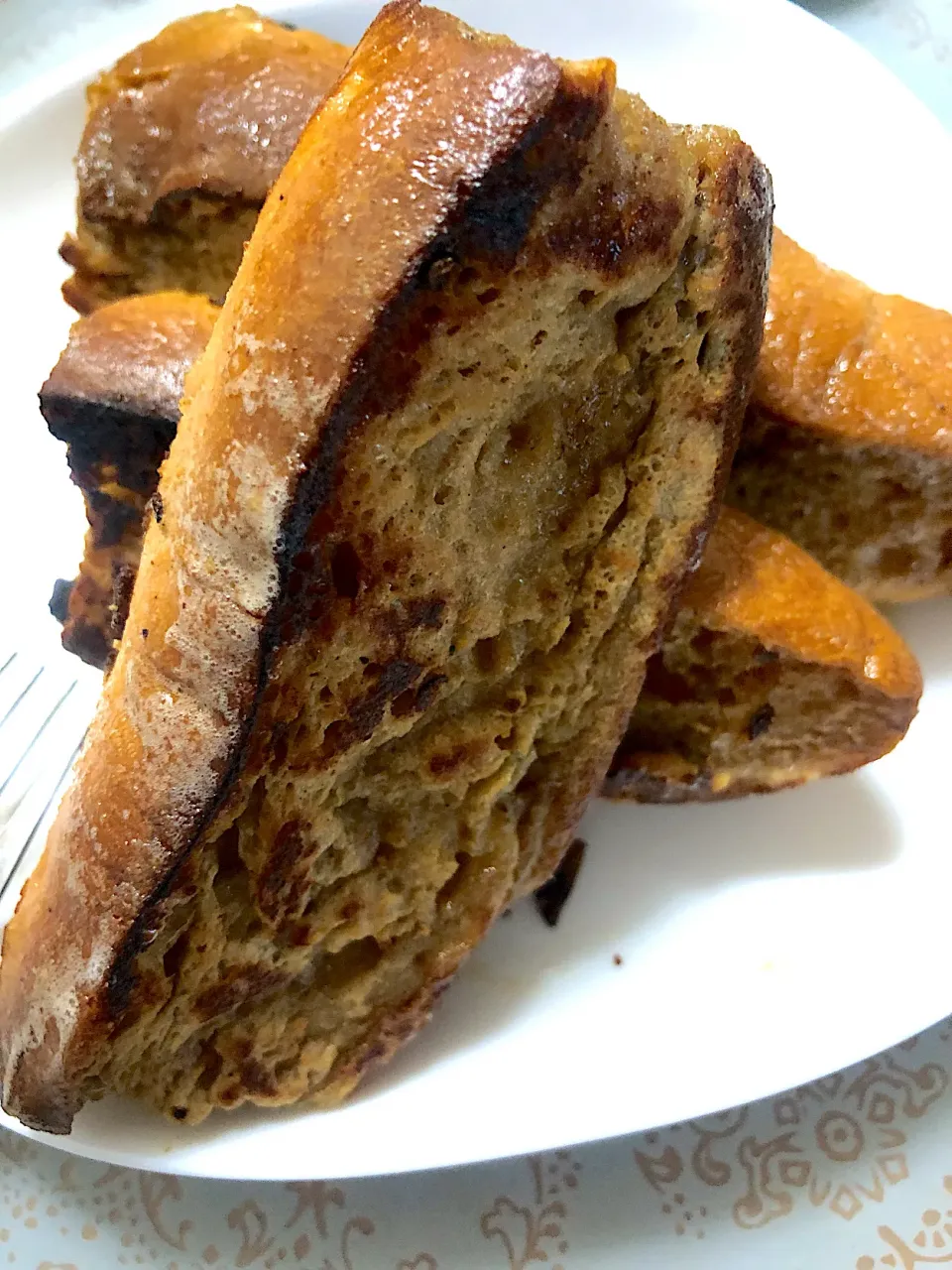 バゲットの🥖フレンチトースト|Tomoko  Kawaharaさん