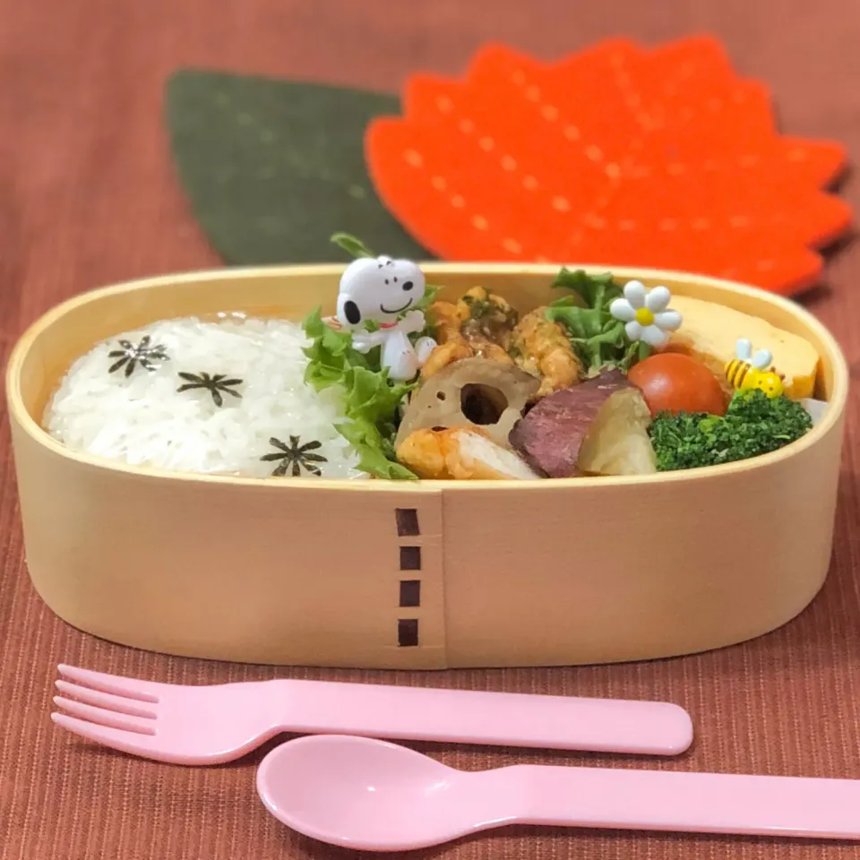 胸唐のマヨソース和え☘のお弁当❤️ 11/16|sweet homeさん