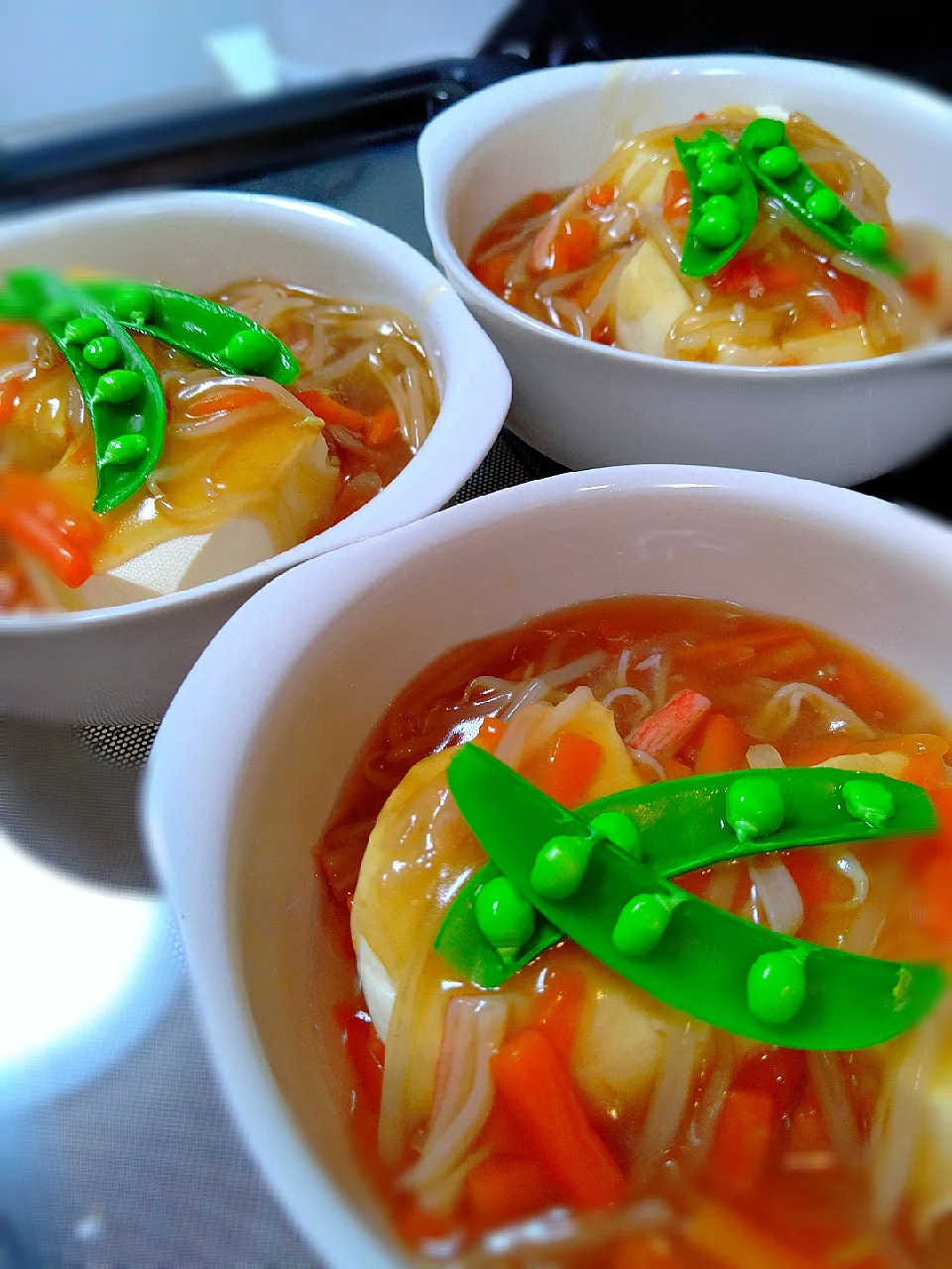 お豆腐の野菜あんかけ～♪♪|砂糖味屋キッチンさん