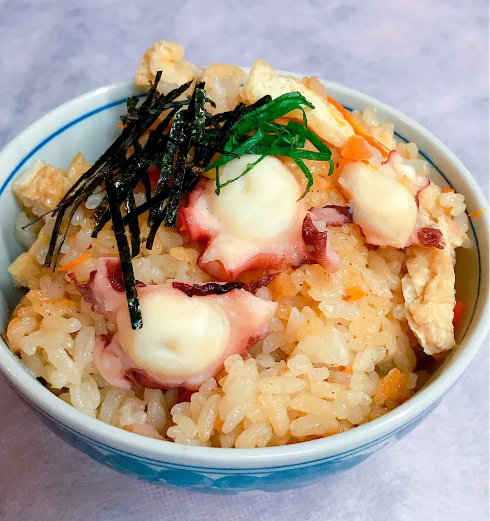 炊飯器で簡単！たこ飯|かっちゃん杉さん