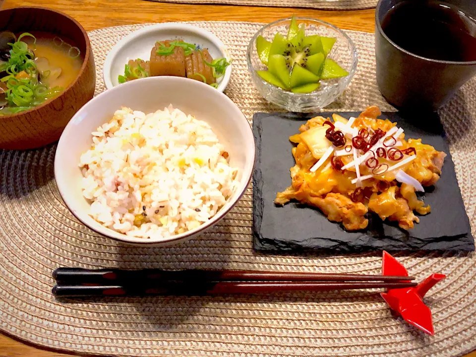 豚キムチ定食？|ヒヨリ飯さん