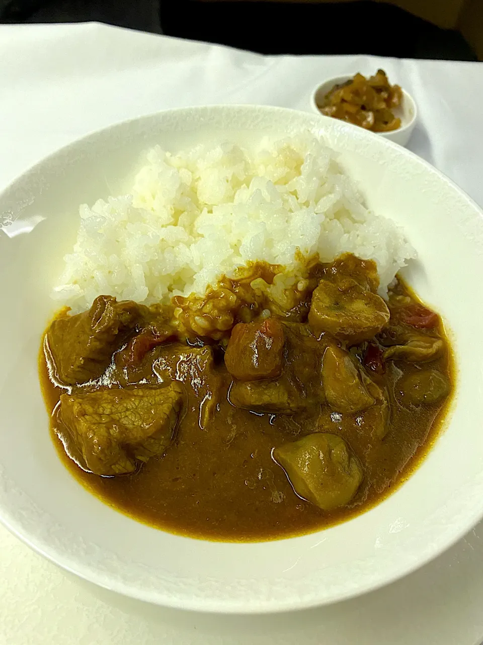 機内食のカレー|流線形さん