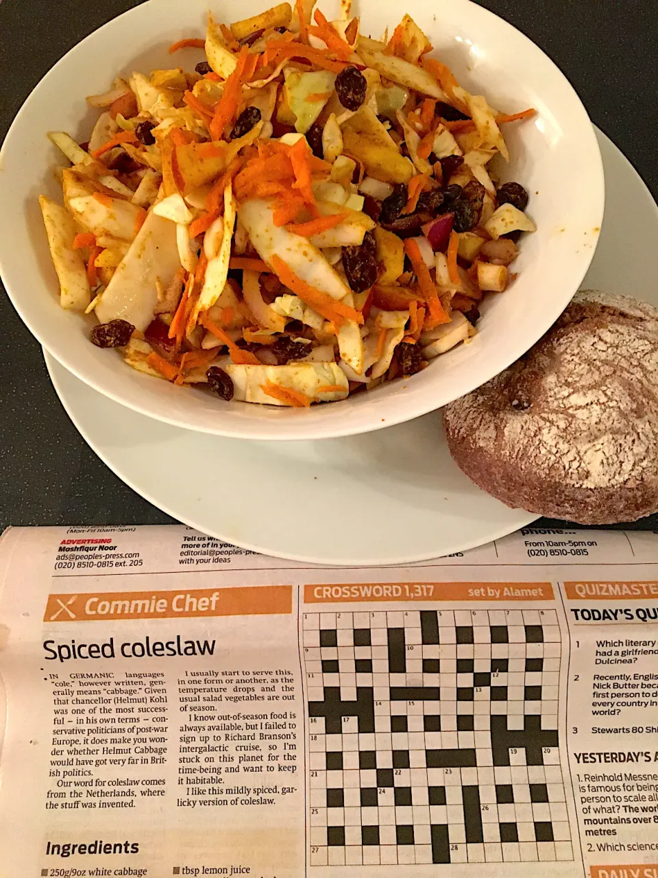 Spiced coleslaw (Morning Star Commie Chef recipe)|Nick Hiderさん