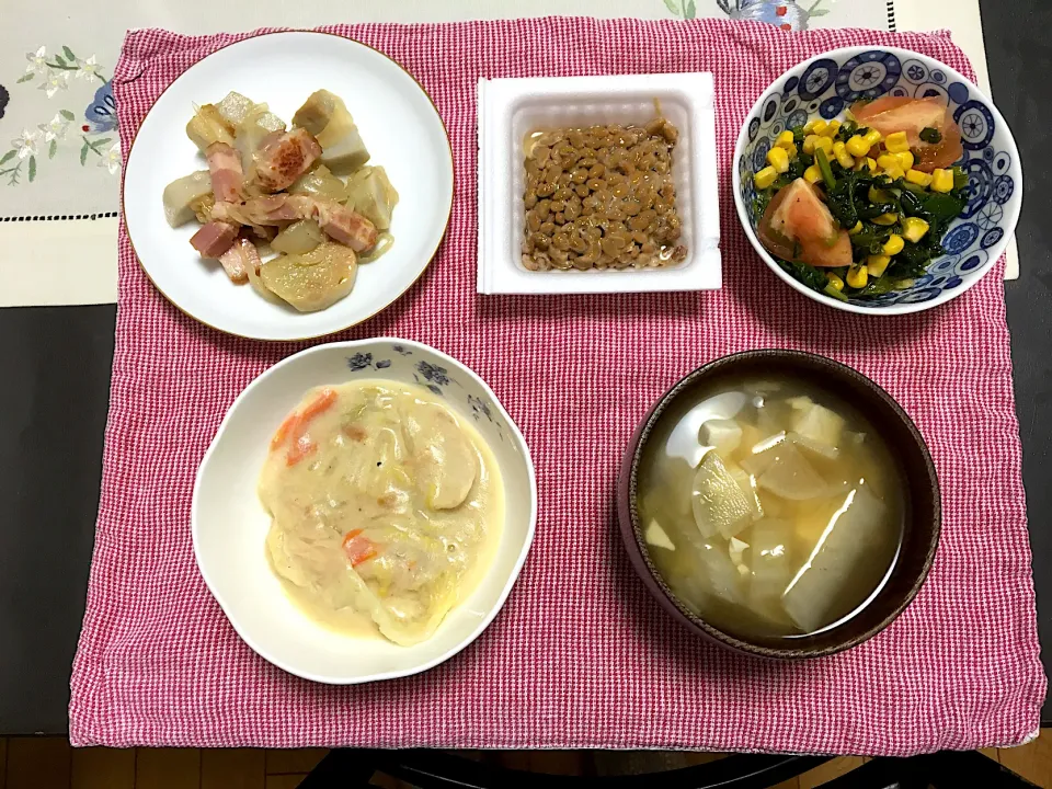 鶏肉と白菜の豆乳煮のご飯|みよさん