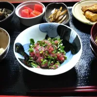 Snapdishの料理写真:マグロのタルタル風|ふみ子さん