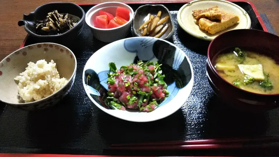 Snapdishの料理写真:マグロのタルタル風|ふみ子さん