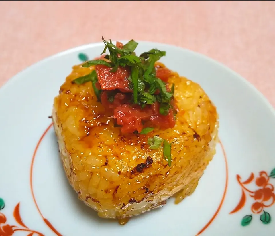 ☆今日の晩ごはん☆　焼き鳥と焼おにぎり|hamamaさん