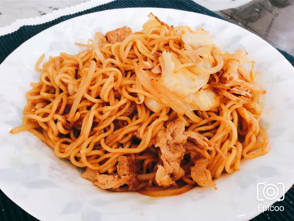 これは、美味しい😋コチジャン焼きそば|アライさんさん