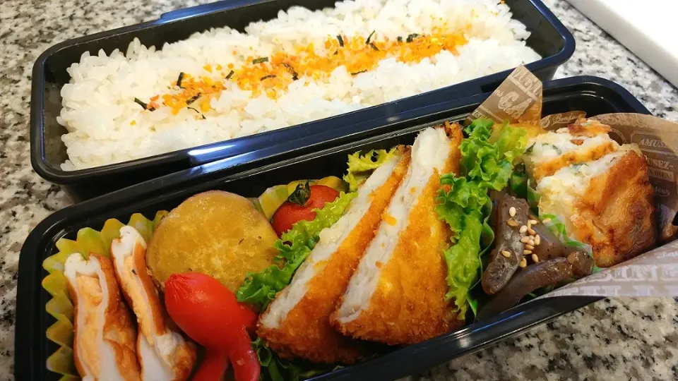 Snapdishの料理写真:19.05.28の夫くんへのお弁当🍱|💗やよ💗さん