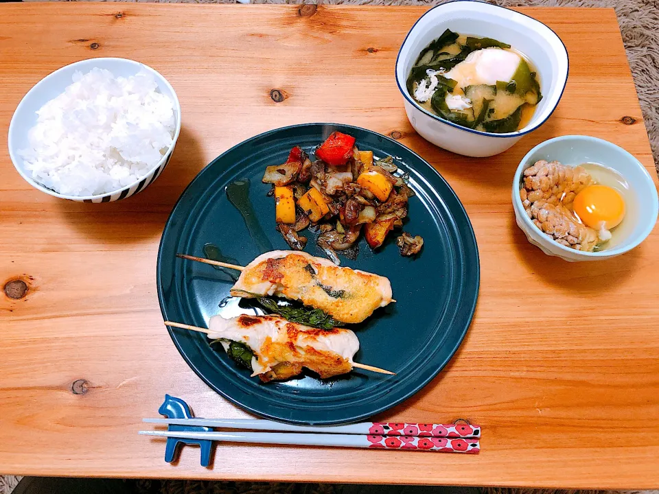 Snapdishの料理写真:ささみの大葉巻き|saknさん