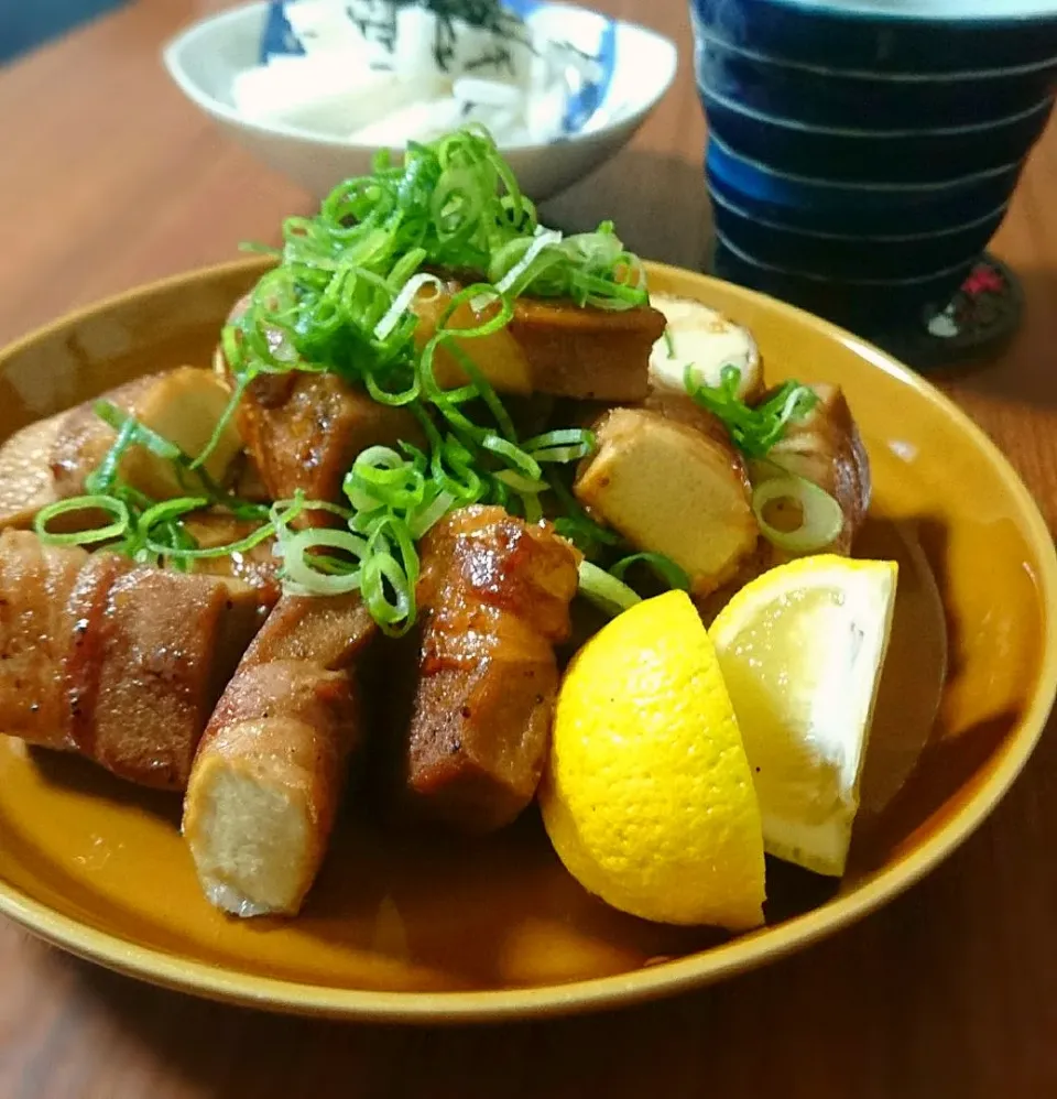 Snapdishの料理写真:高野豆腐の肉巻き|まりおさん