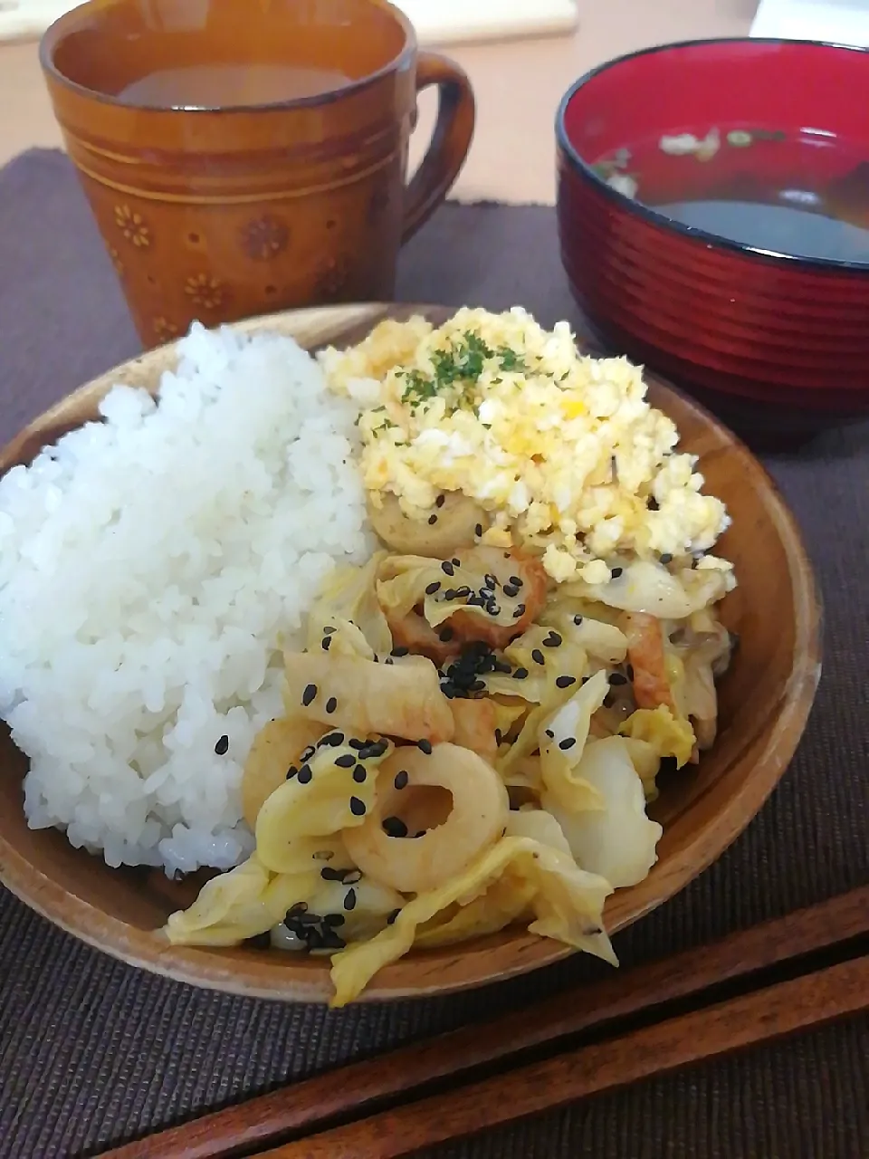 ちくわとキャベツの炒め物|かやさん