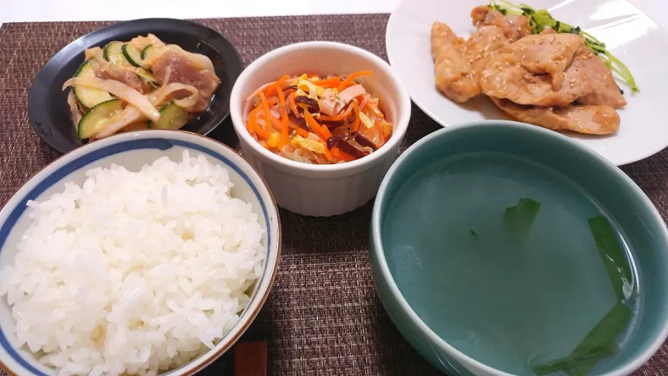 19.06.06の晩ごはん❤夫くんへのお弁当🍱|💗やよ💗さん