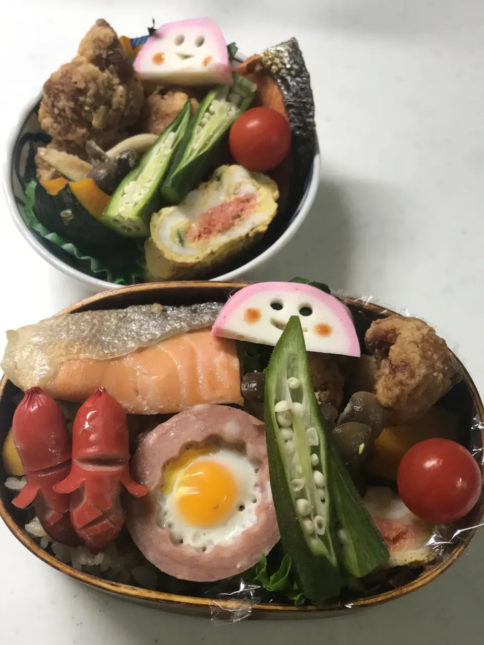 2019年11月18日　オレ弁当＆ムスコおきおかず♪|クッキングおやぢさん