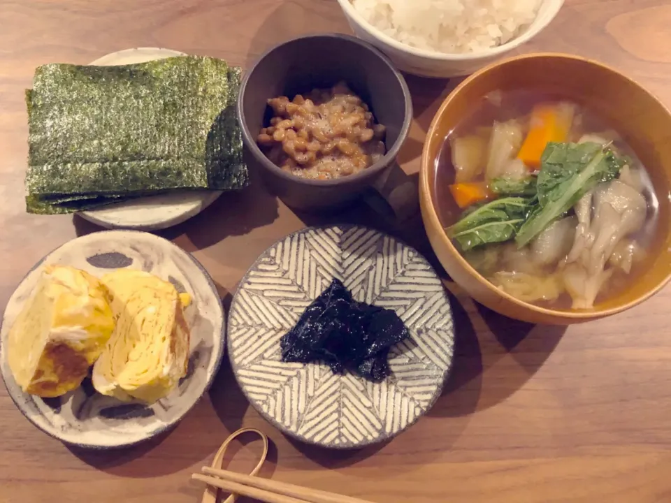 野菜のお味噌汁定食|こんぶさん