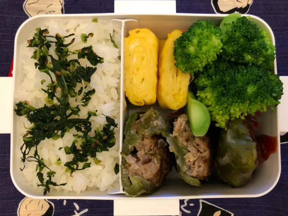 ピーマンの肉詰め弁当|freeさん