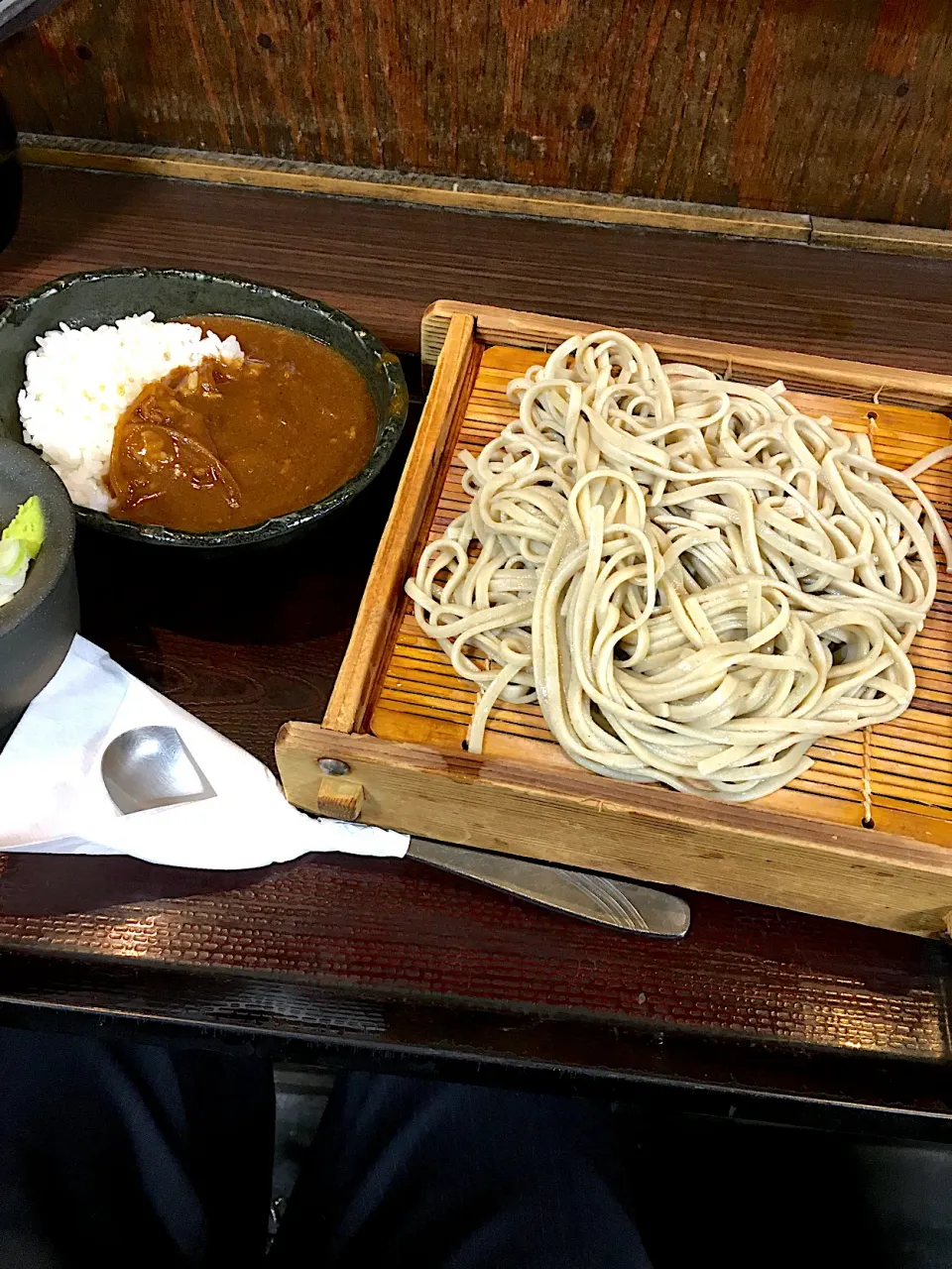 ミニカレーと蕎麦@嵯峨谷|yoooochanさん