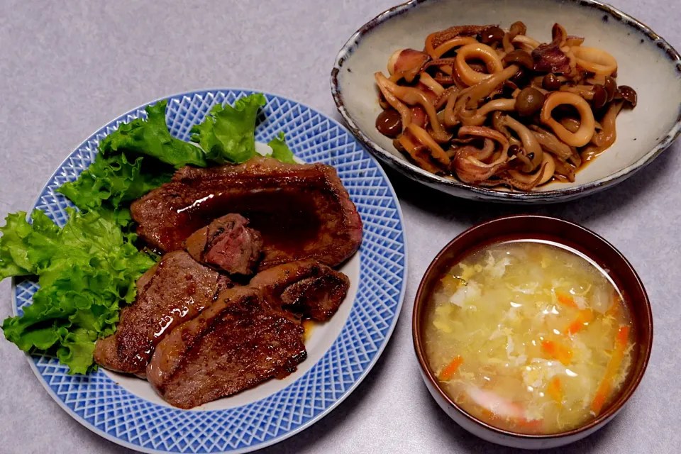 なんか、やたら茶色っぽい晩ご飯|Orie Uekiさん