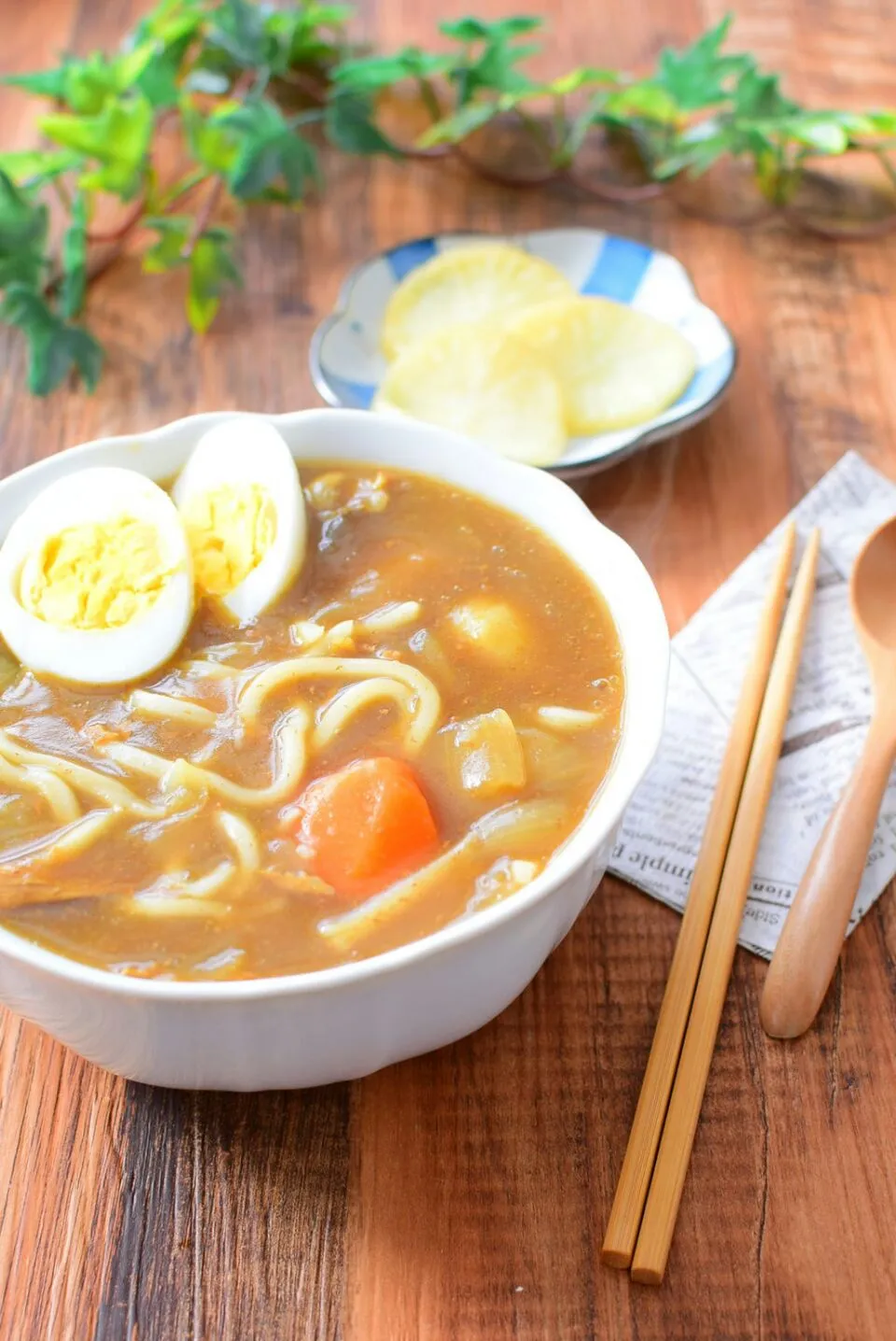 Snapdishの料理写真:余ったカレーで作る！カレーうどんのレシピ＆残りカレーのリメイクレシピ３選|アマイモノ・クウ蔵さん