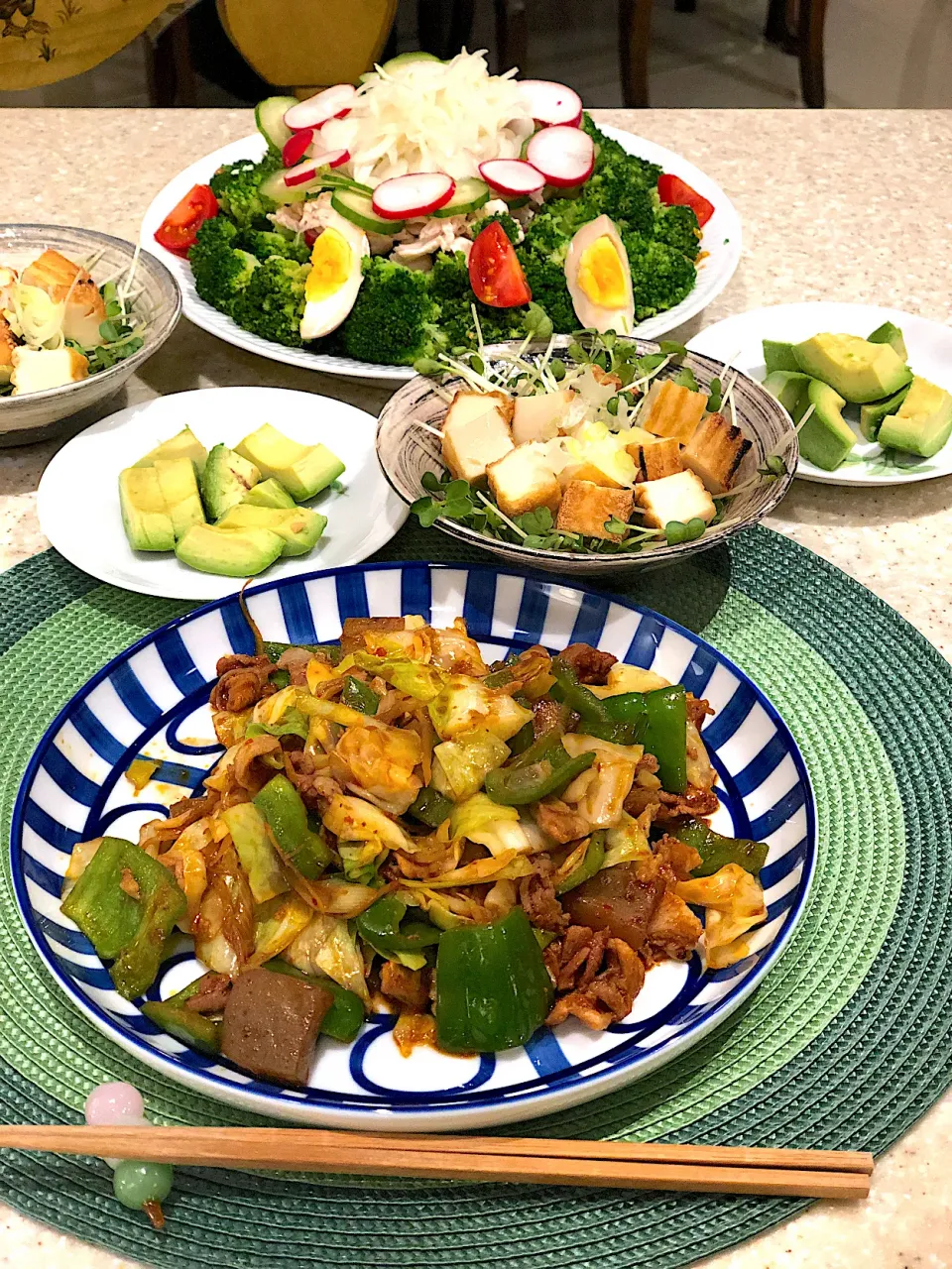 回鍋肉！筋肉モリモリサラダ🥗！|Mayumiさん