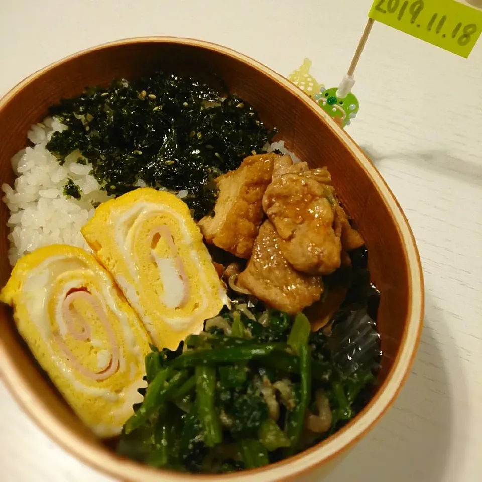 Snapdishの料理写真:自分弁当🍱2019.11.18|shioさん