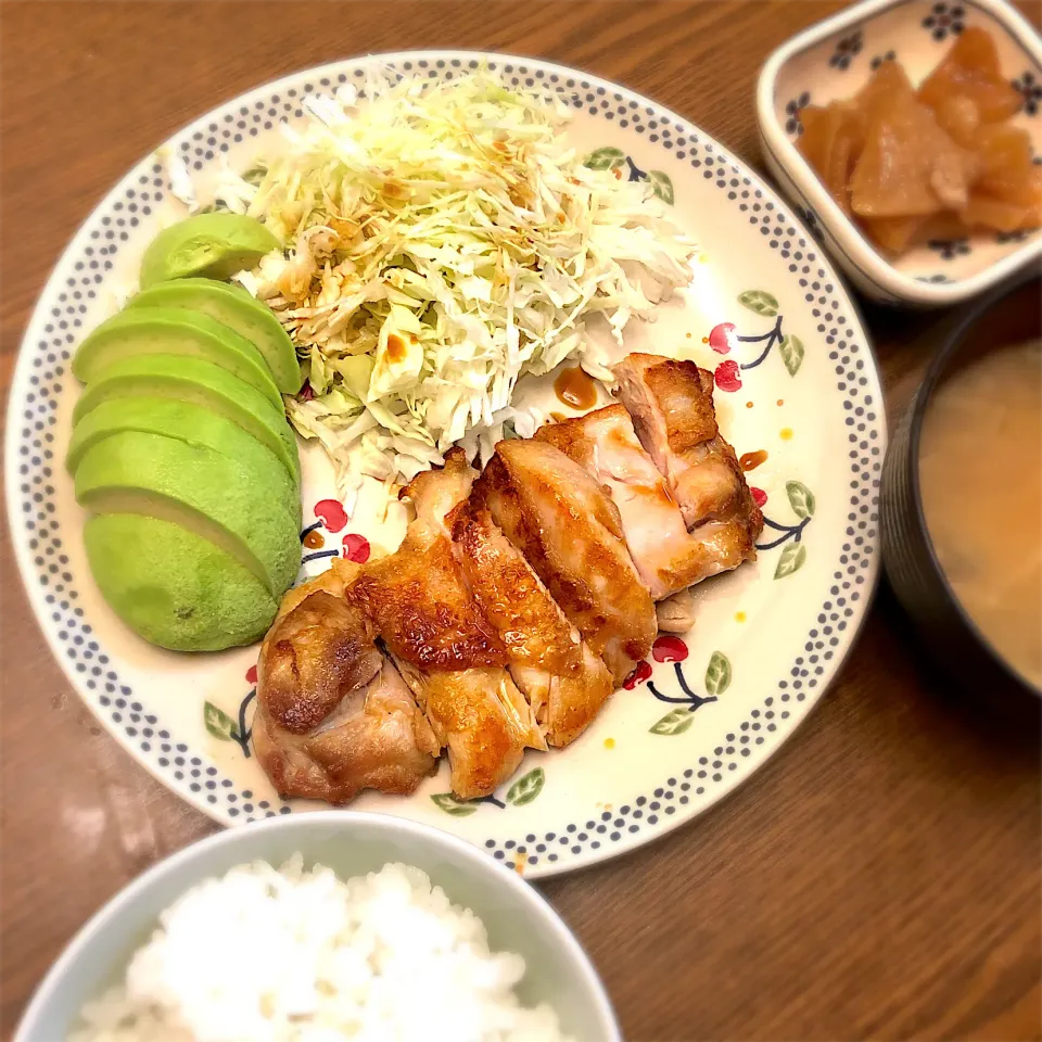 チキンステーキ夕飯|マミさん