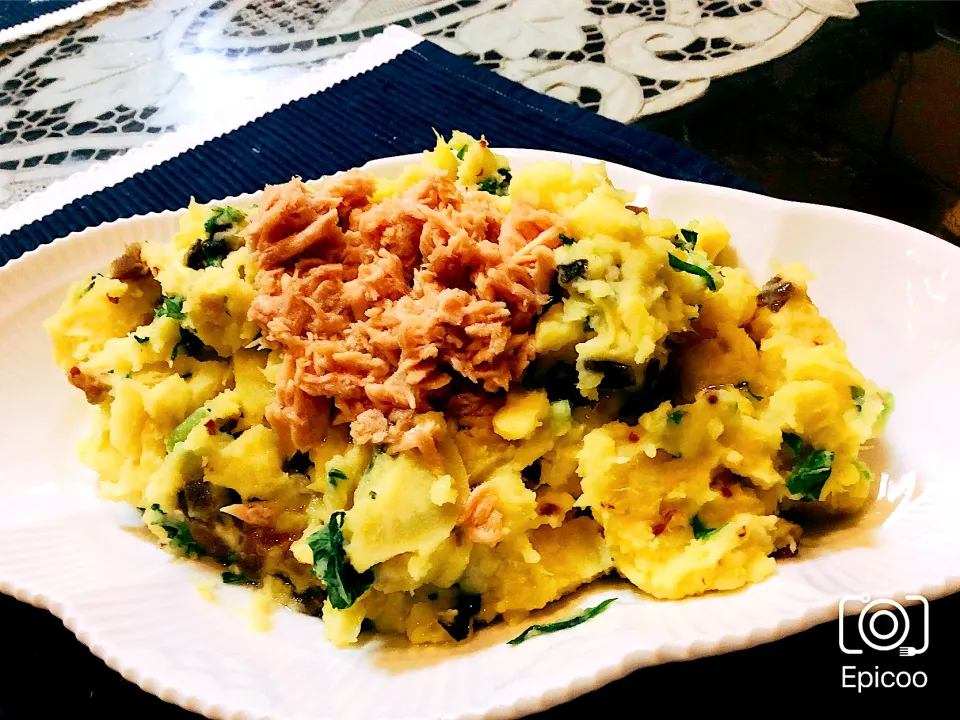 サツマイモ🍠のサラダ😋|アライさんさん