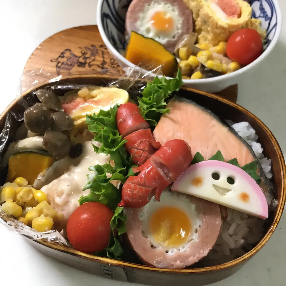 2019年11月19日　オレ弁当＆ムスコおきおかず♪|クッキングおやぢさん