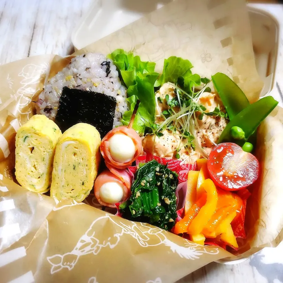 Snapdishの料理写真:☺️ささみオーロラソース弁当☺️
2019・11/19|Laniさん