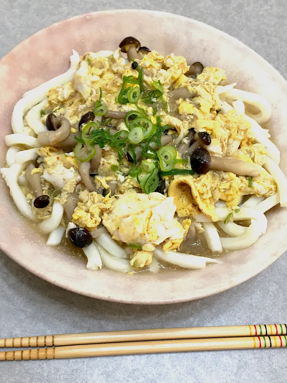 フワフワ卵かけうどん🥚|ミーさん