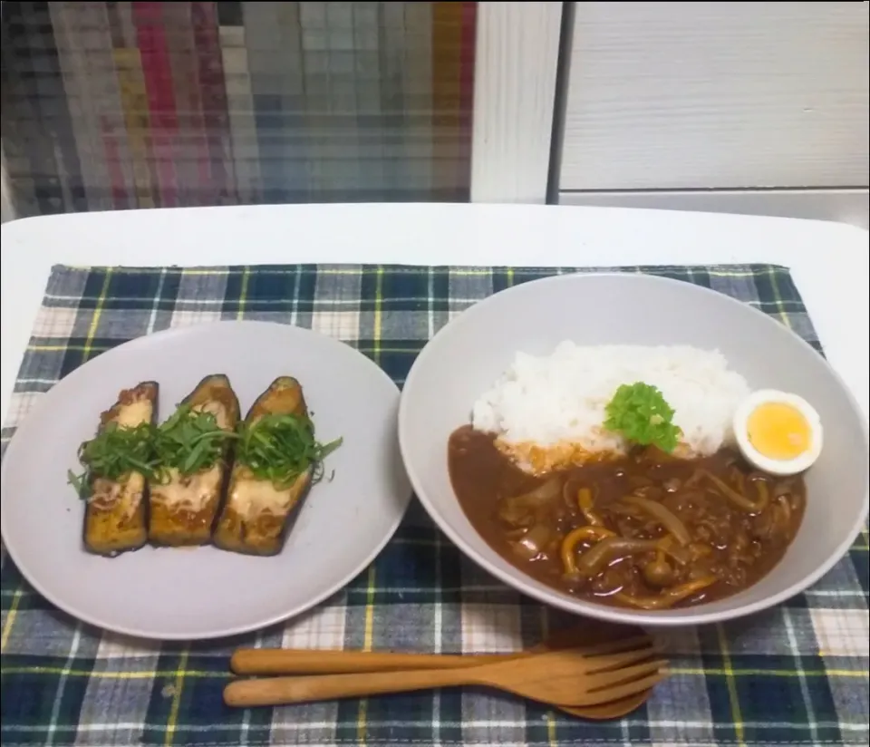 ハヤシライス&茄子の味噌チーズ焼き♪
2019.11.19|ゆうさん