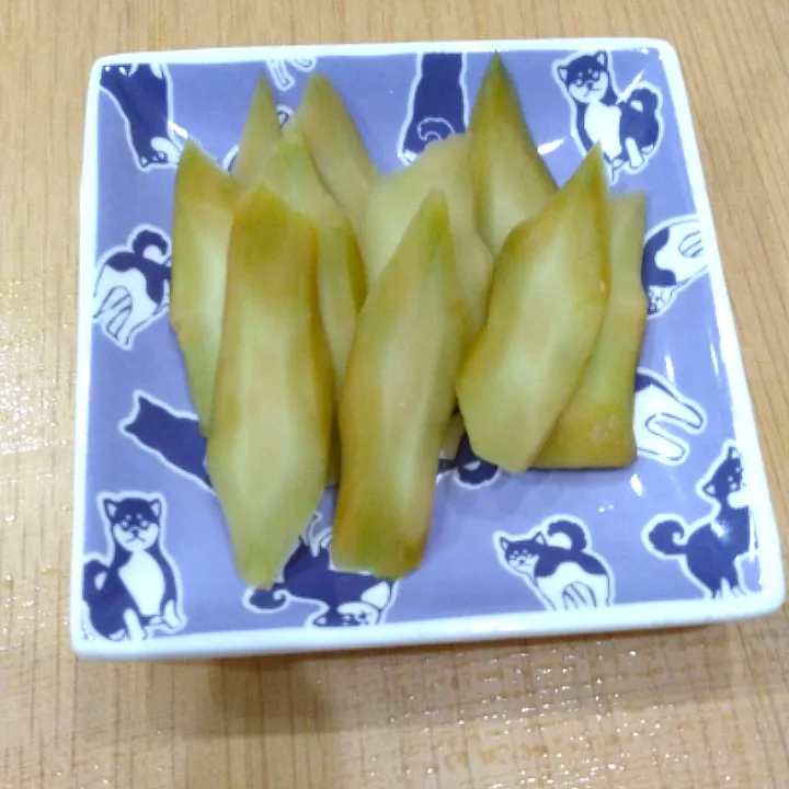 Snapdishの料理写真:のんこねえさんの料理 ブロッコリーの茎の味噌漬け|こねえちゃんさん