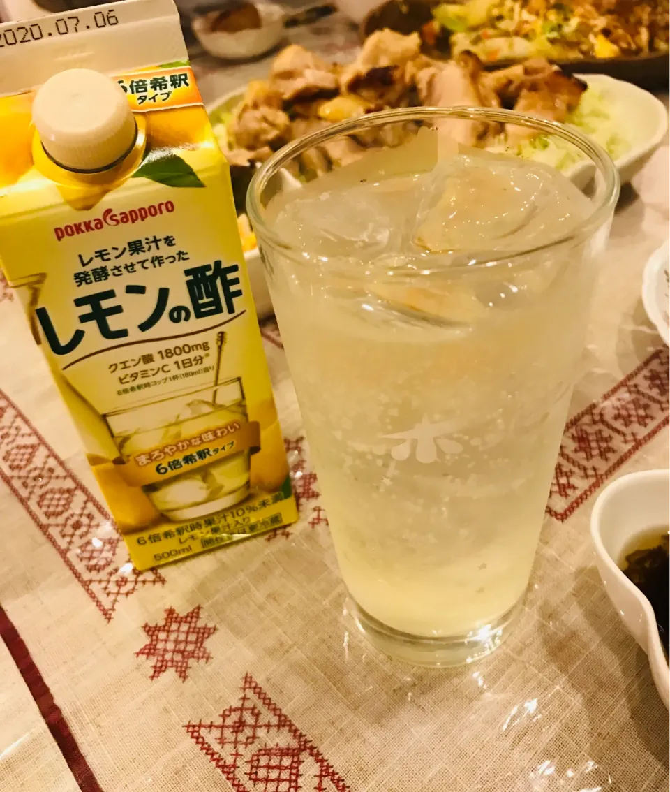 レモンの酢チューハイ🍋|だまさん