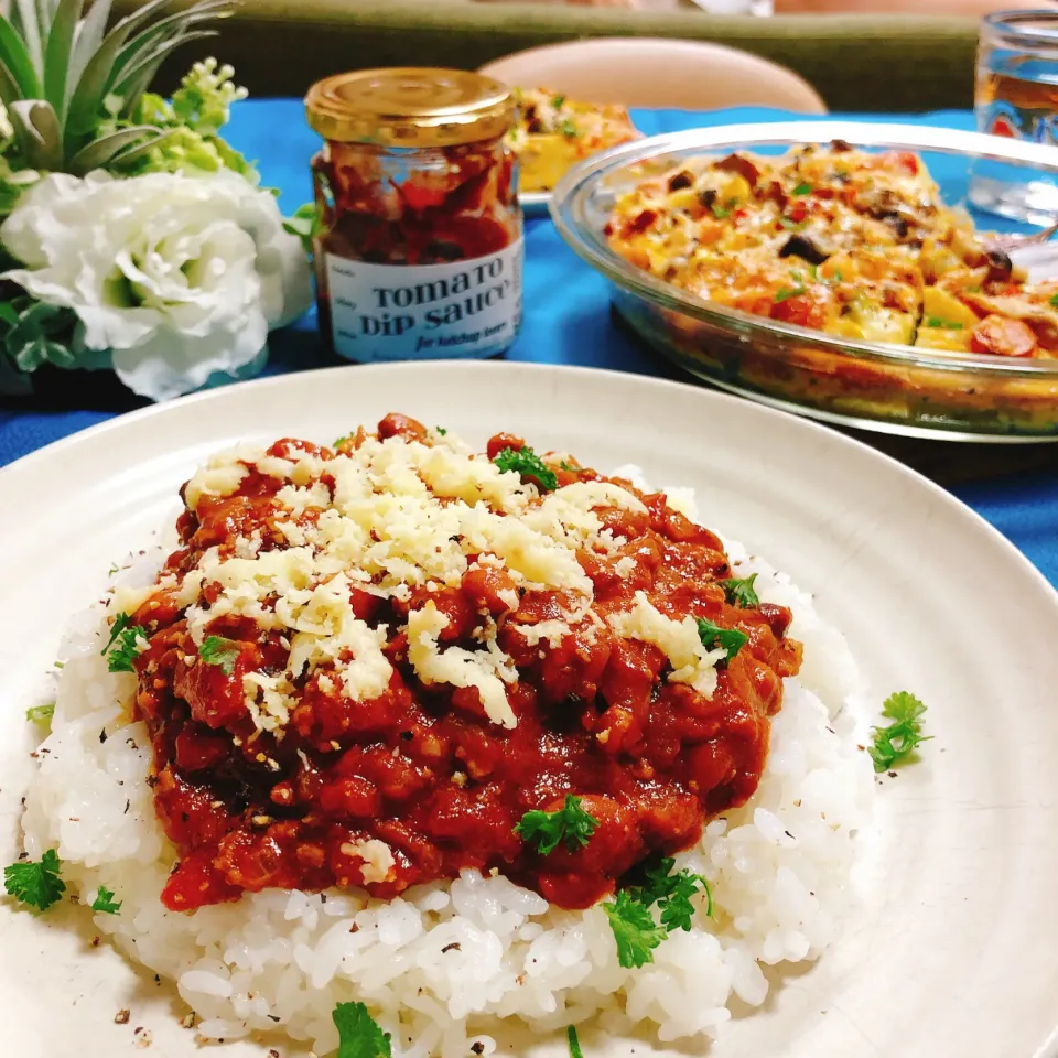 トマトとお豆のカレー|Mika  Maedaさん