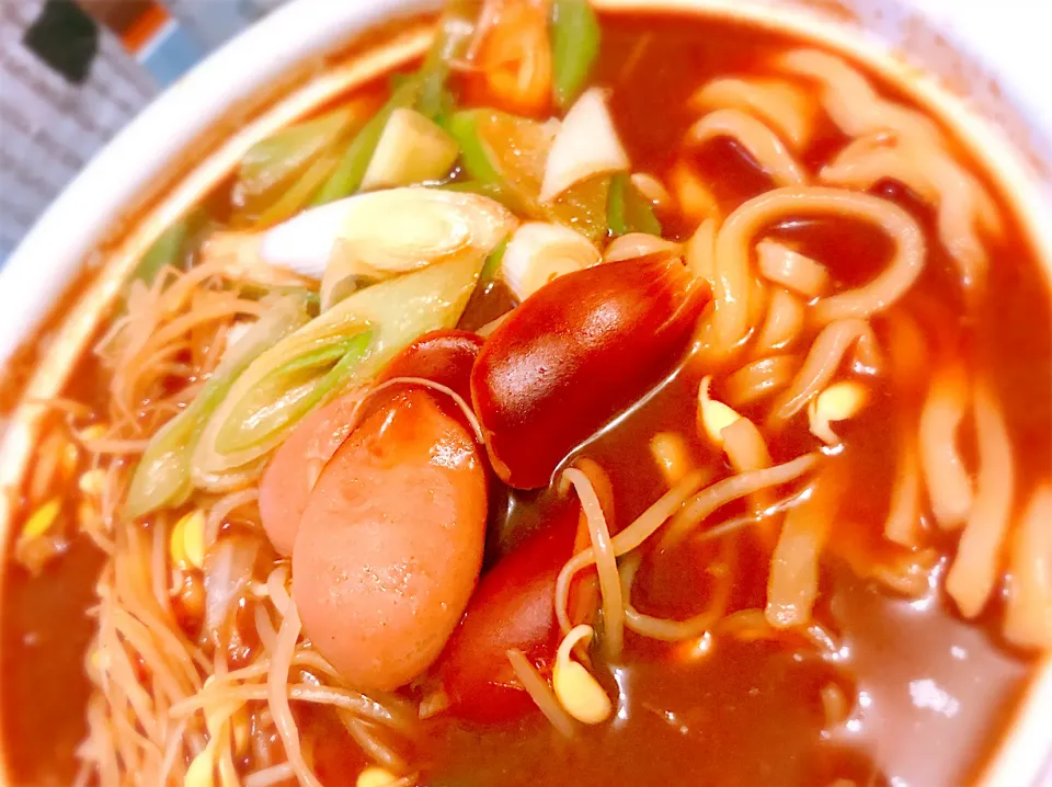 ふたり鍋で味噌煮込みうどん|舞さん