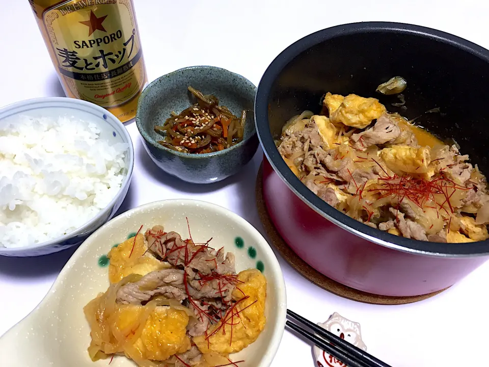 今宵は、豚肉とうす揚げのチゲ🥘|Kojiさん