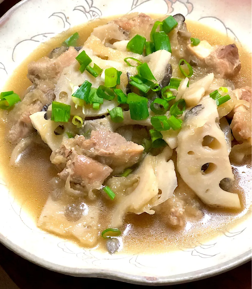 蓮根と平茸と鶏肉のみぞれ煮|みっちんさん