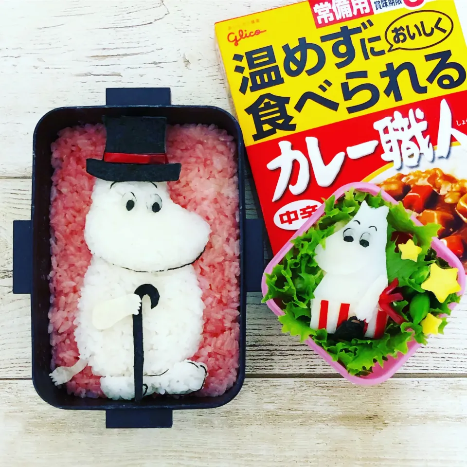 ムーミンパパママ弁当|ちえさん