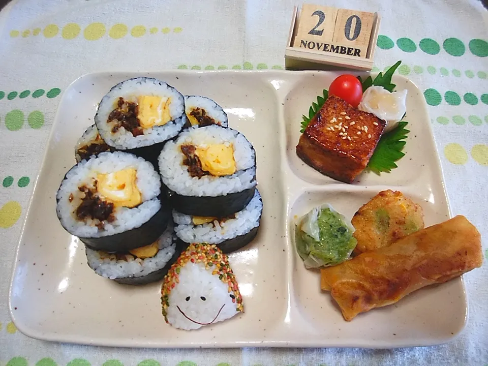 Snapdishの料理写真:🍴今日の息子置き弁(期末テスト)|tomoさん