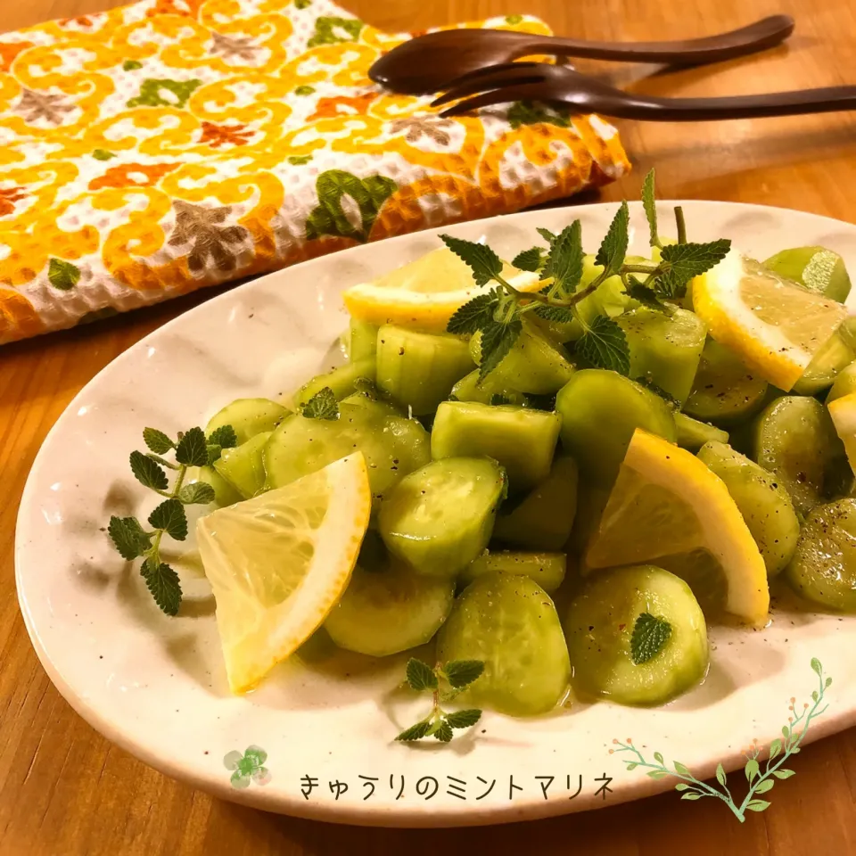 きゅうりのミントマリネ🌿|こずえ⑅◡̈*さん