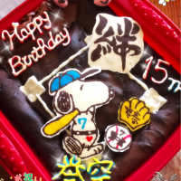 ガトーショコラのハピバケーキ🎂