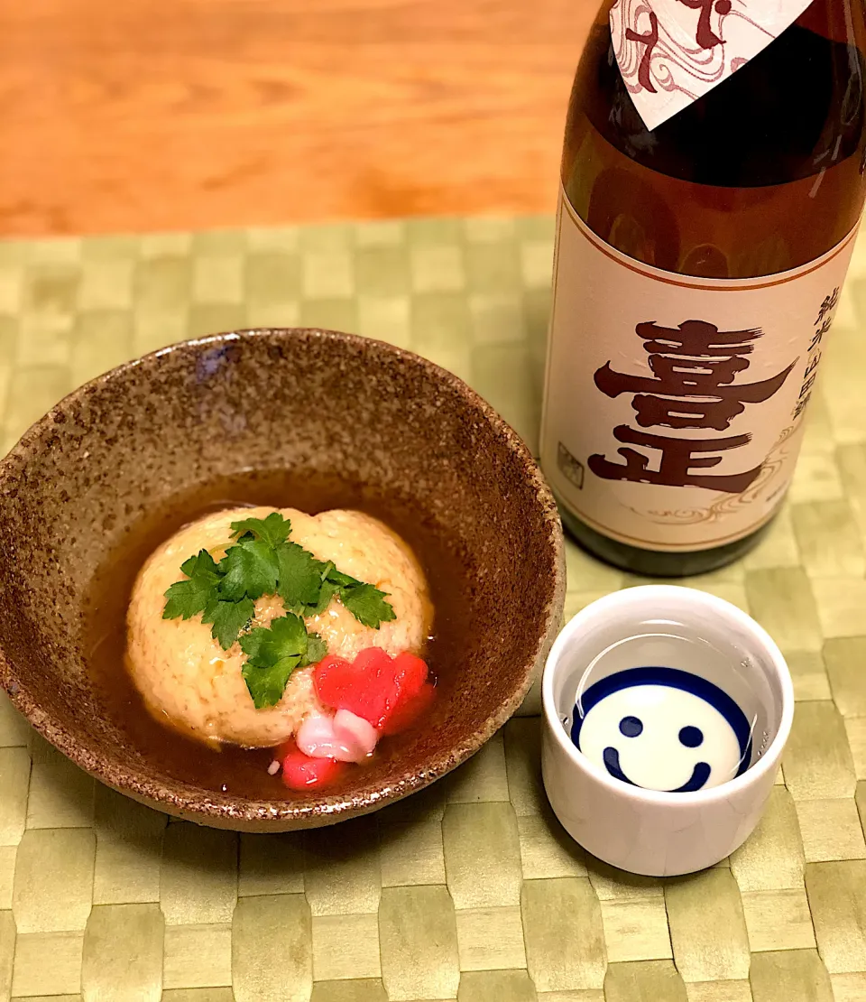 真薯と日本酒|ばんさん