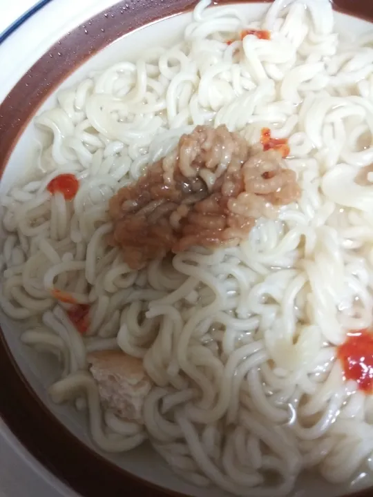 Snapdishの料理写真:おさかなミンチ坦々麺|こやっこさん