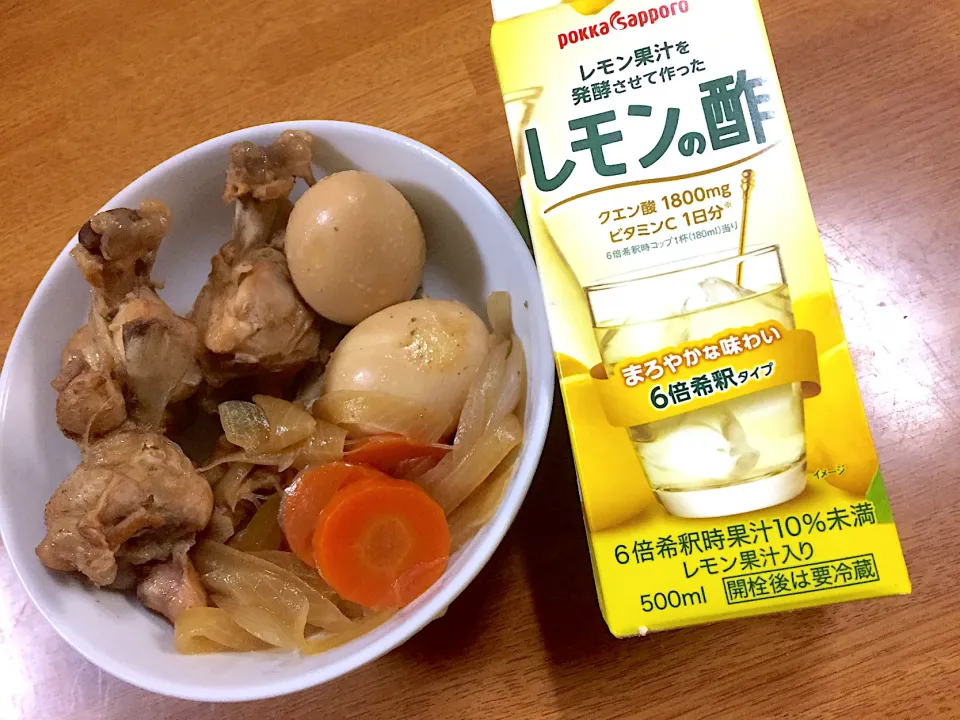 鶏手羽元のさっぱり煮|すずまゆさん