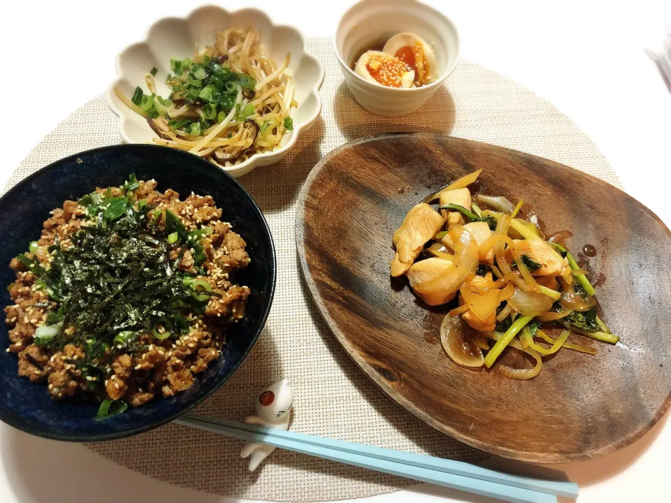 夕飯🍚韓国風そぼろ丼|ジェシーさん