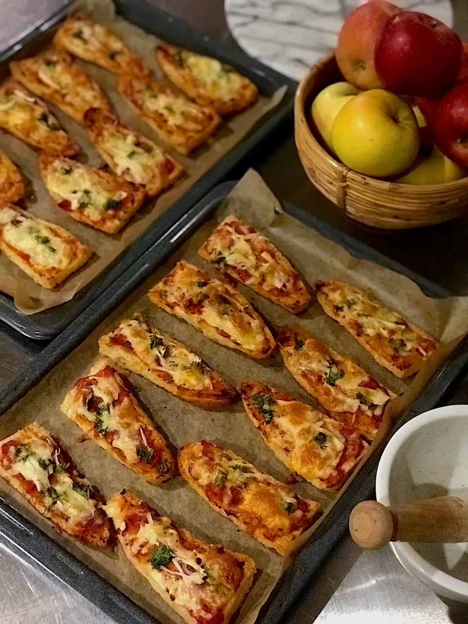 フランスパンのピザトースト🍕|まーさん