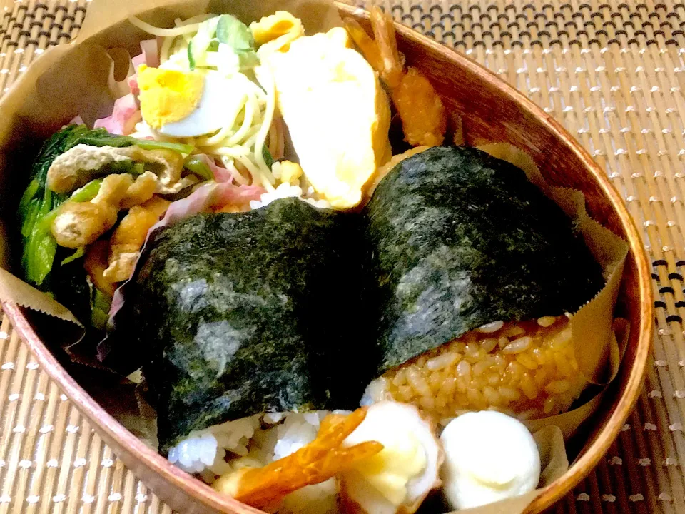 高校生男子のわっぱ弁当|もりや❤ゆりさん