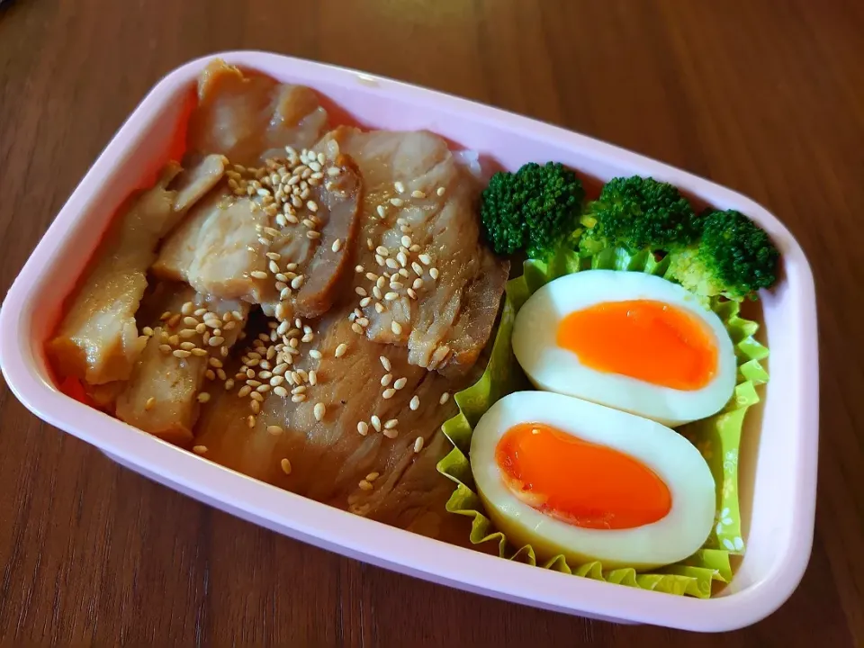 リメイク弁当。塩豚丼弁当。|はるさん